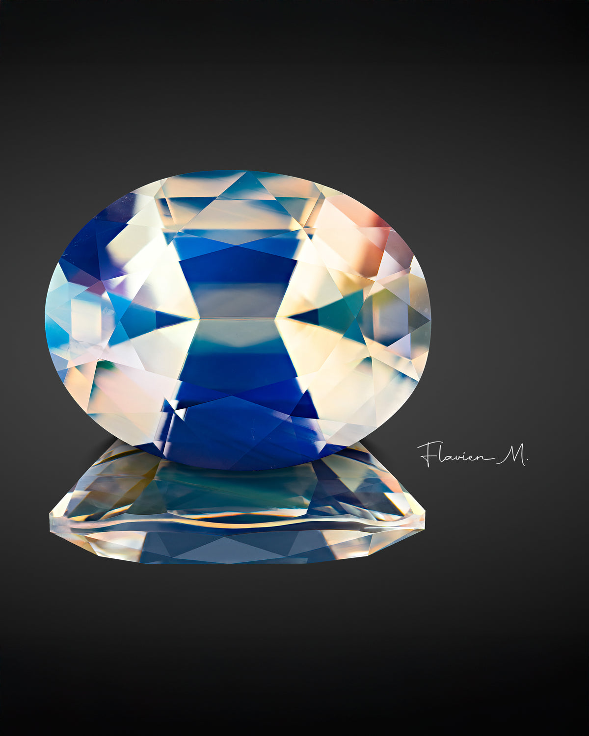 2.68 ct Rainbow Moonstone from Madagascar 🇲🇬
