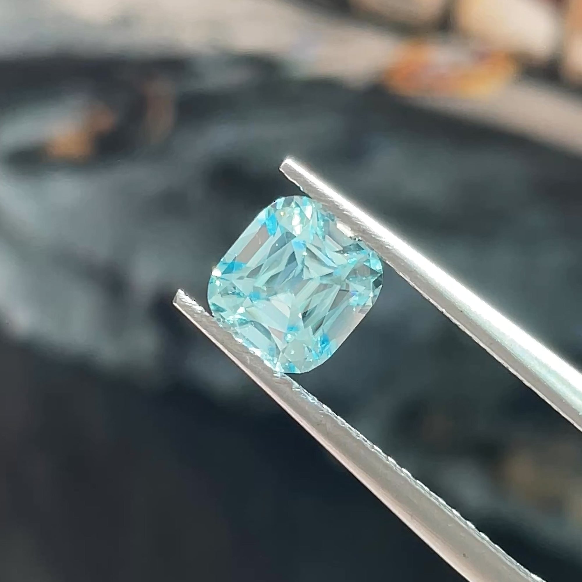 2.06 ct Icy Blue Zircon from Cambodia 🇰🇭