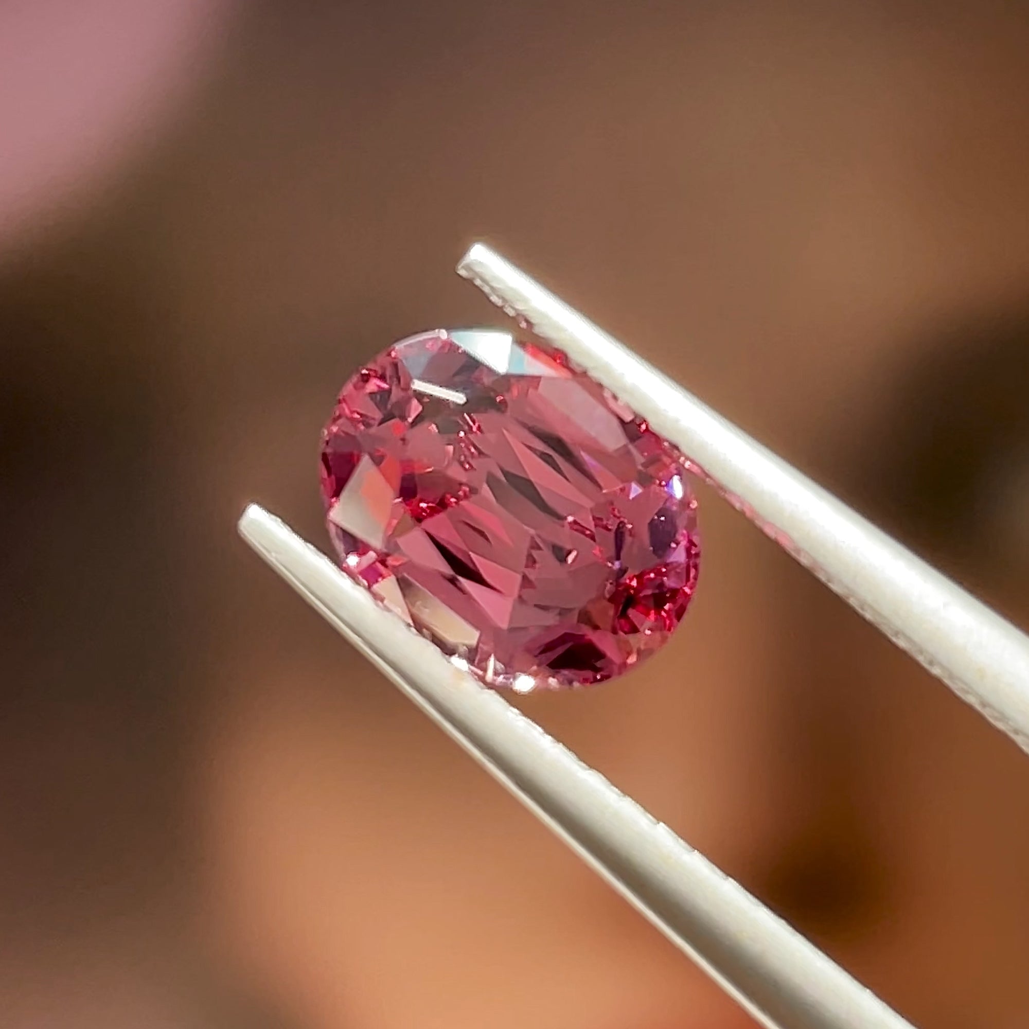 1.96 ct Mahenge Garnet From Tanzania, precision cut, face-up, view 10