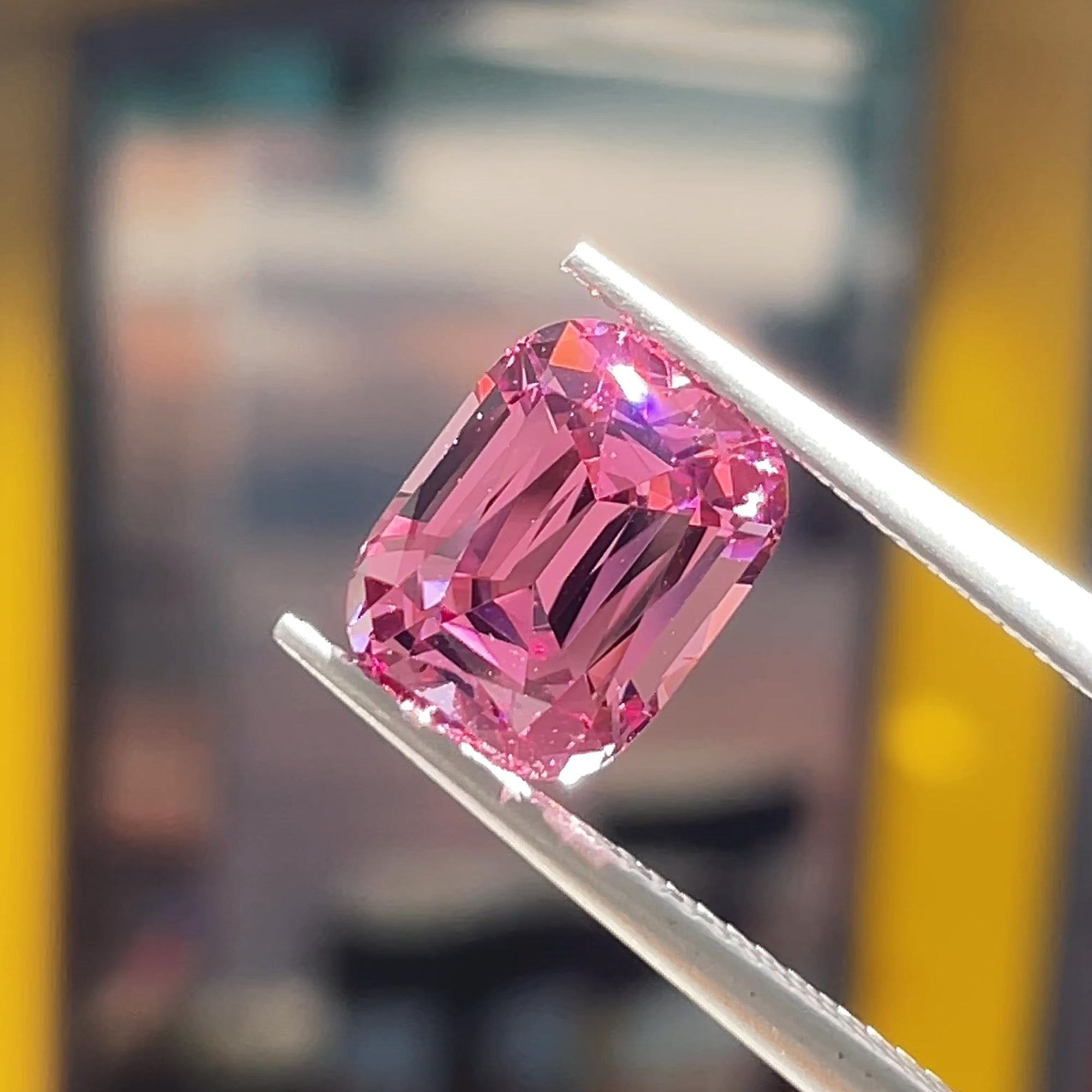 3.40 ct Mahenge Garnet From Tanzania, precision cut, face-up, view 12