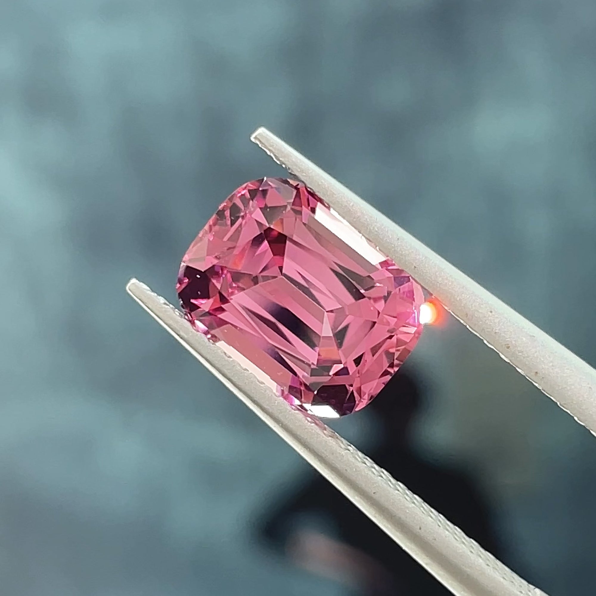 3.40 ct Mahenge Garnet From Tanzania, precision cut, face-up, view 15
