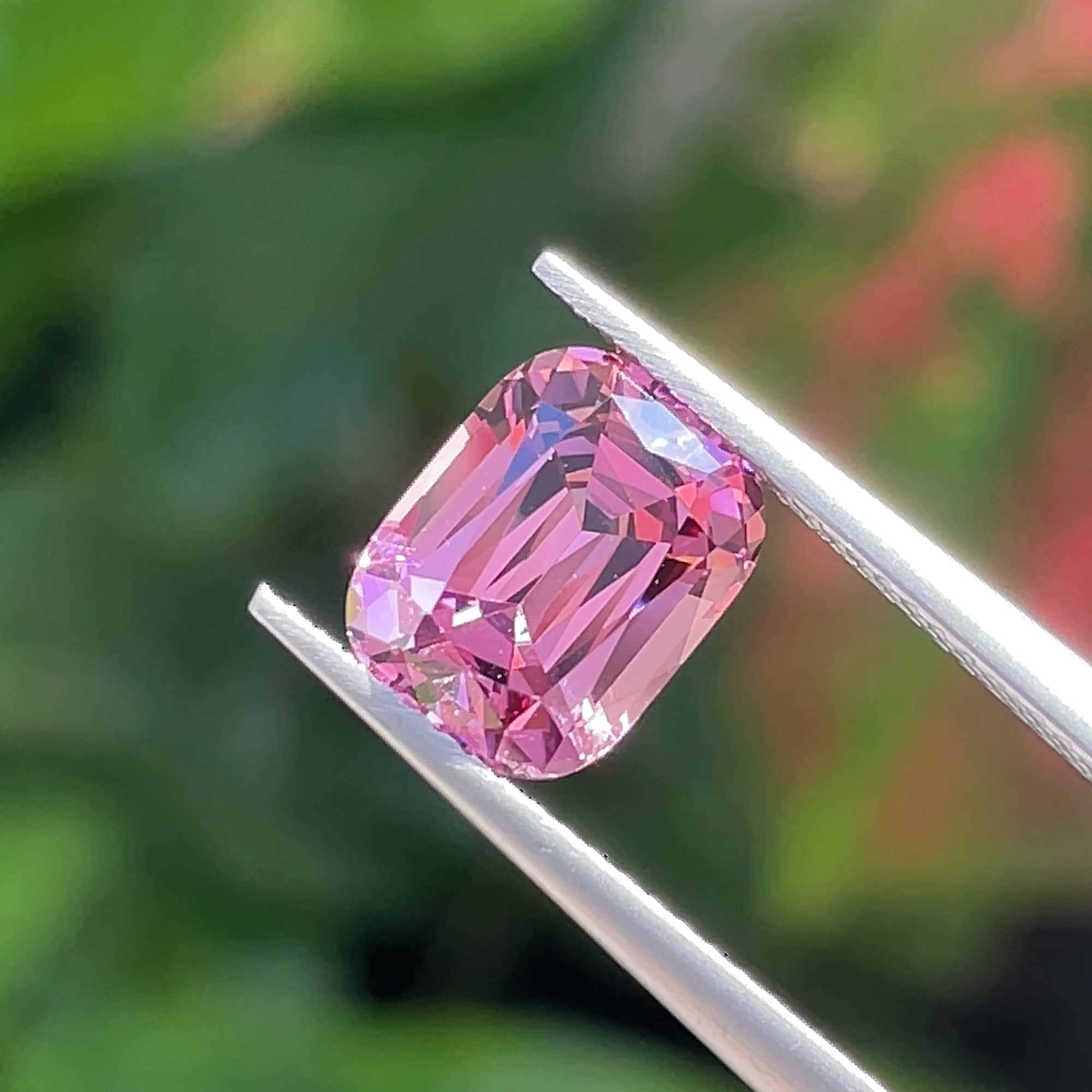 3.40 ct Mahenge Garnet From Tanzania, precision cut, face-up, view 17