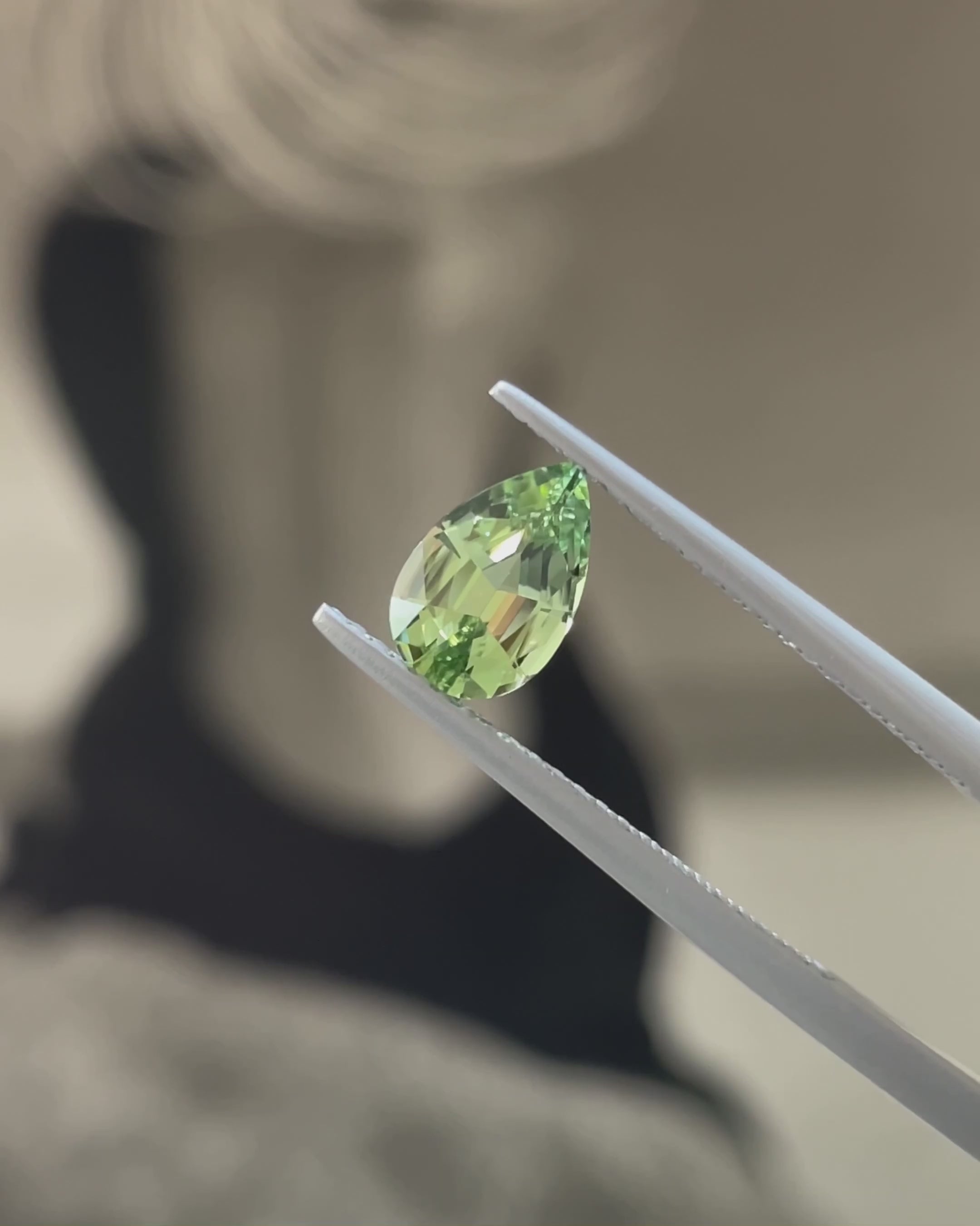 0.95 ct Green Tourmaline from Nigeria