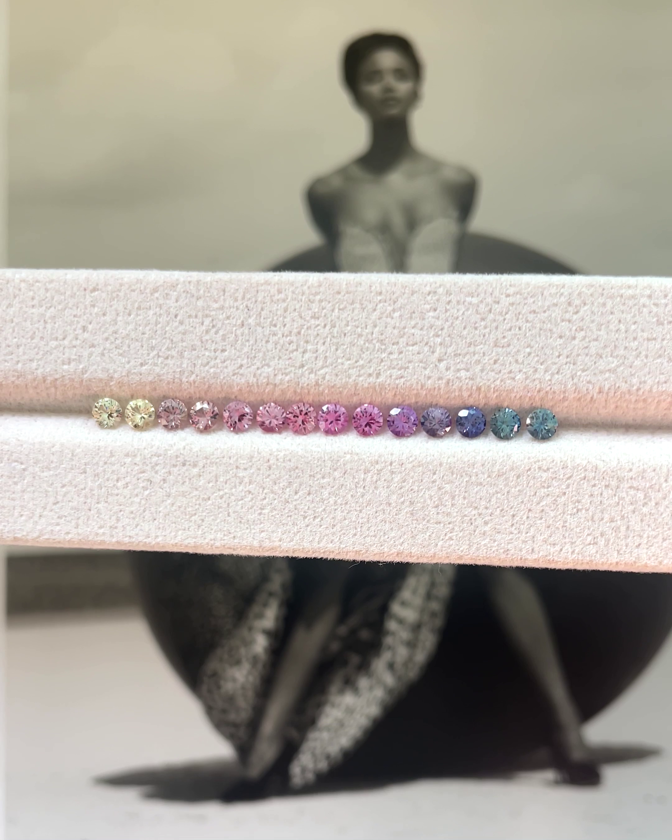 2.65 ct Brilliant Sapphire Set (14 pieces) from Madagascar 🇲🇬