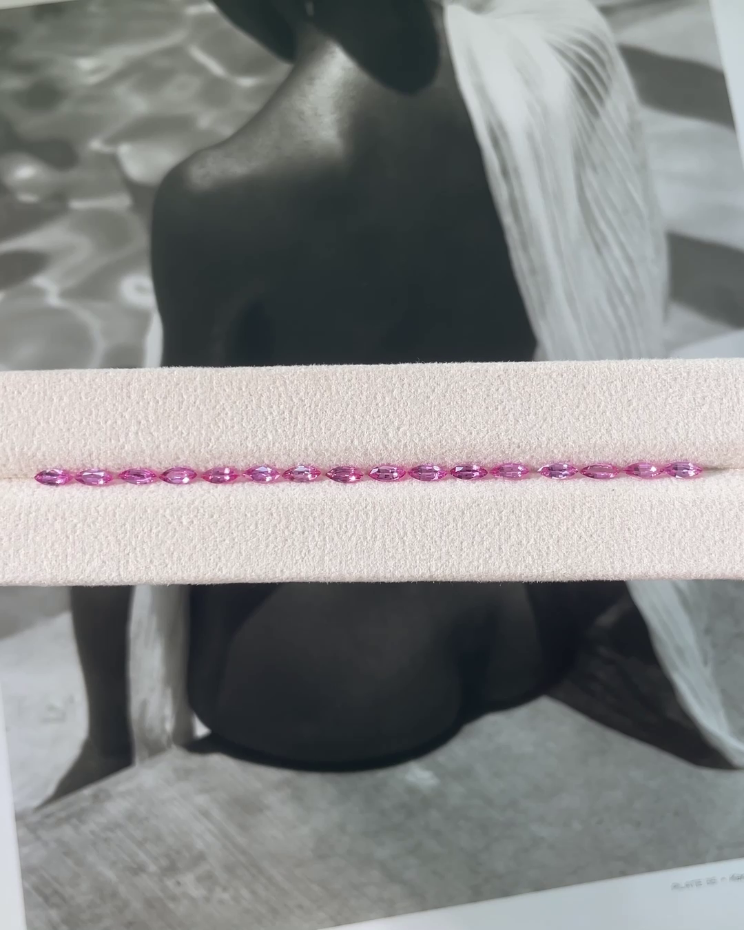 3.05 ct Pink Sapphire Marquise Set (16 Pieces) from Madagascar 🇲🇬