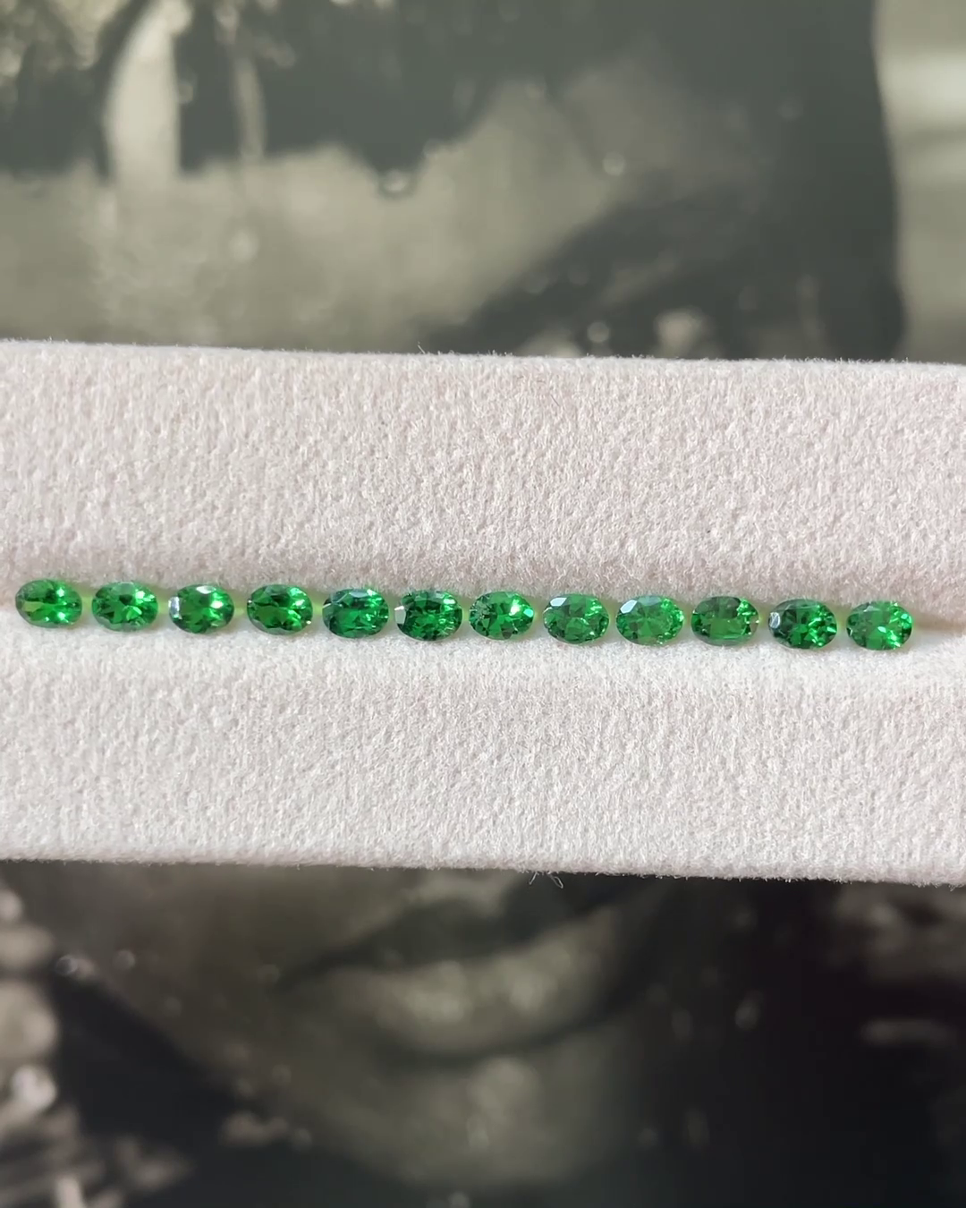 2.50 ct Tsavorite Oval Set from Kenya 🇰🇪