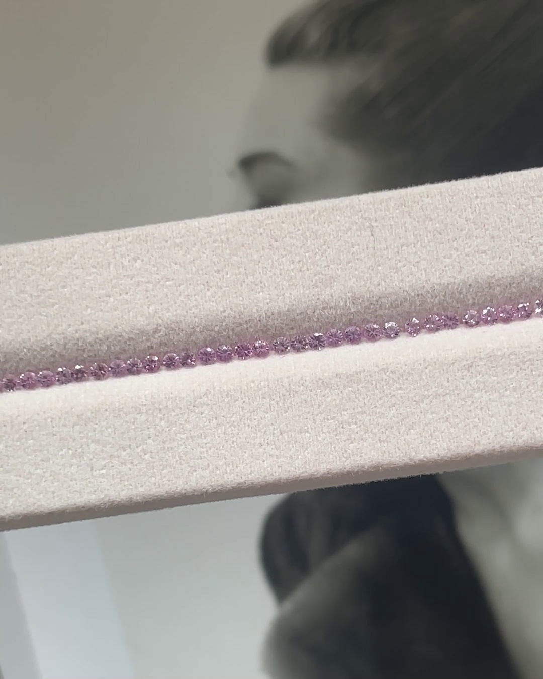 1.65 ct Pink Brilliant Sapphire Set (43 pieces) from Madagascar 🇲🇬