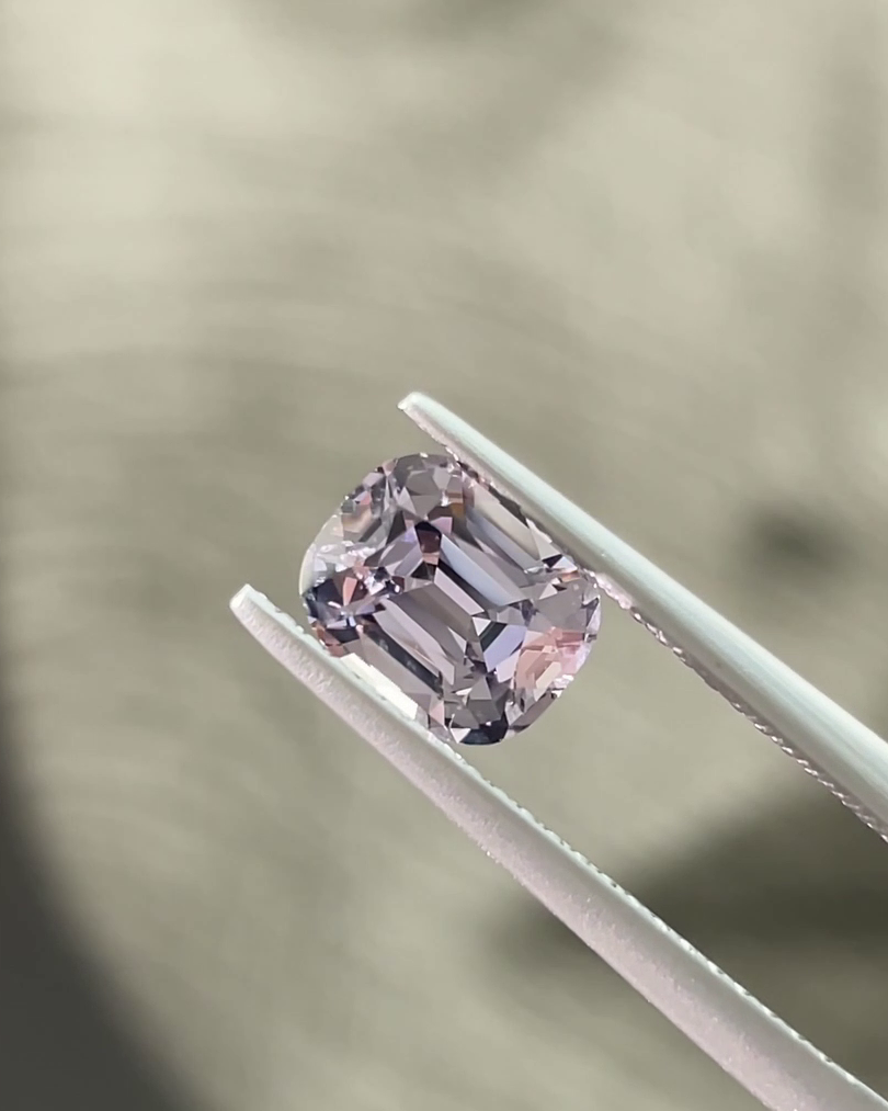 1.48 ct Purplish Grey Spinel from Myanmar 🇲🇲