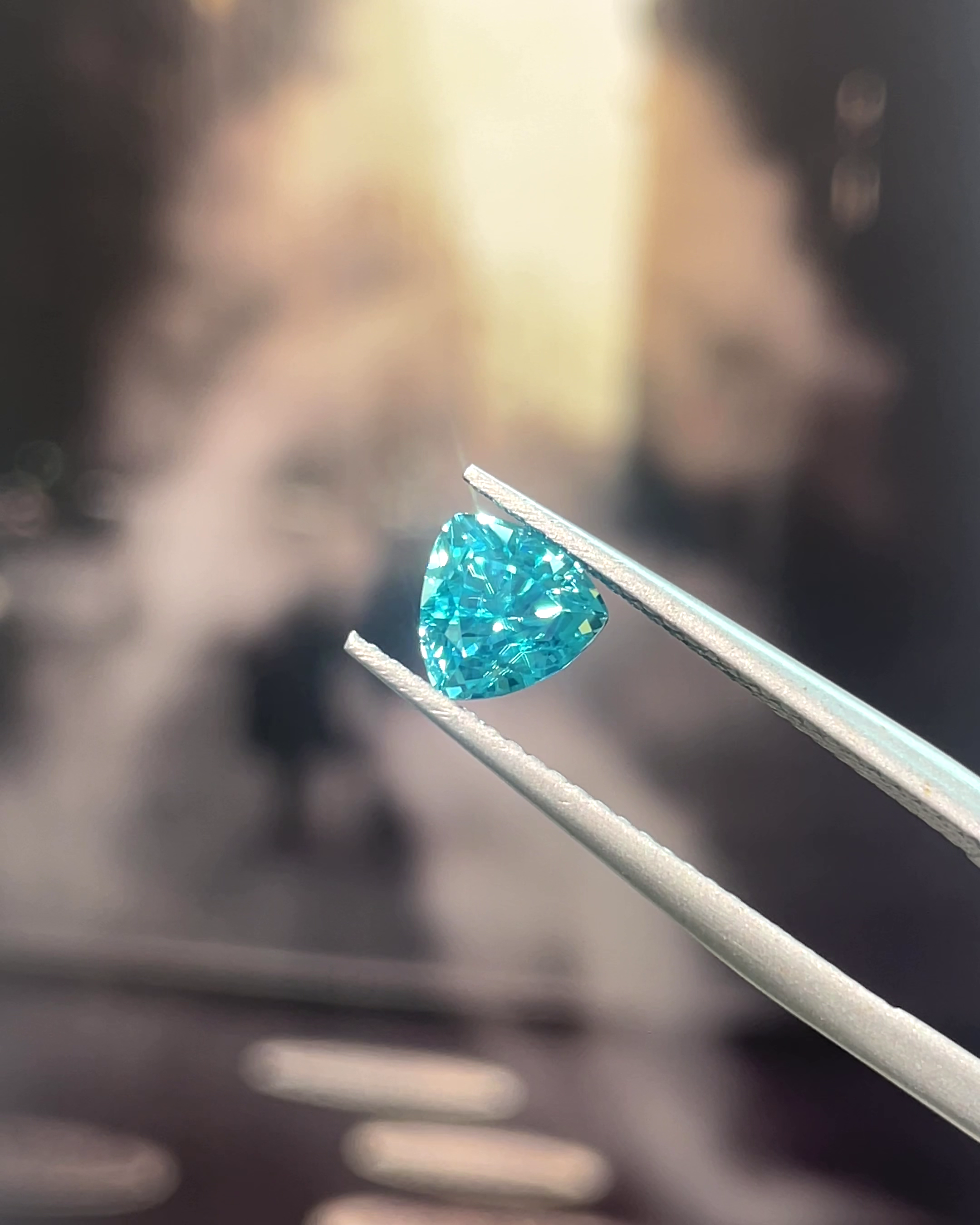 1.55 ct Blue Zircon from Cambodia 🇰🇭