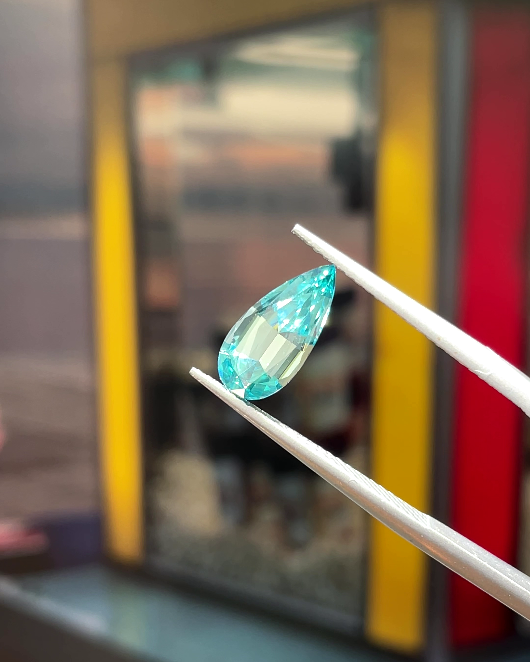 2.76 ct Blue Zircon from Cambodia