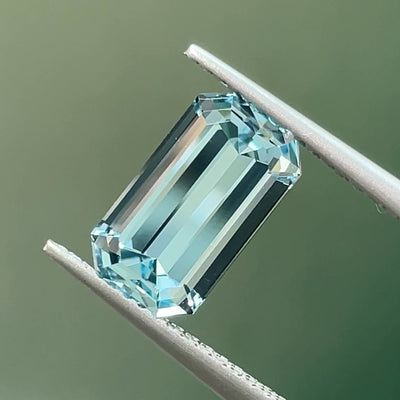 Precision Cut Blue Aquamarine