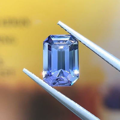 Precision Cut Unheated Blue Tanzanite