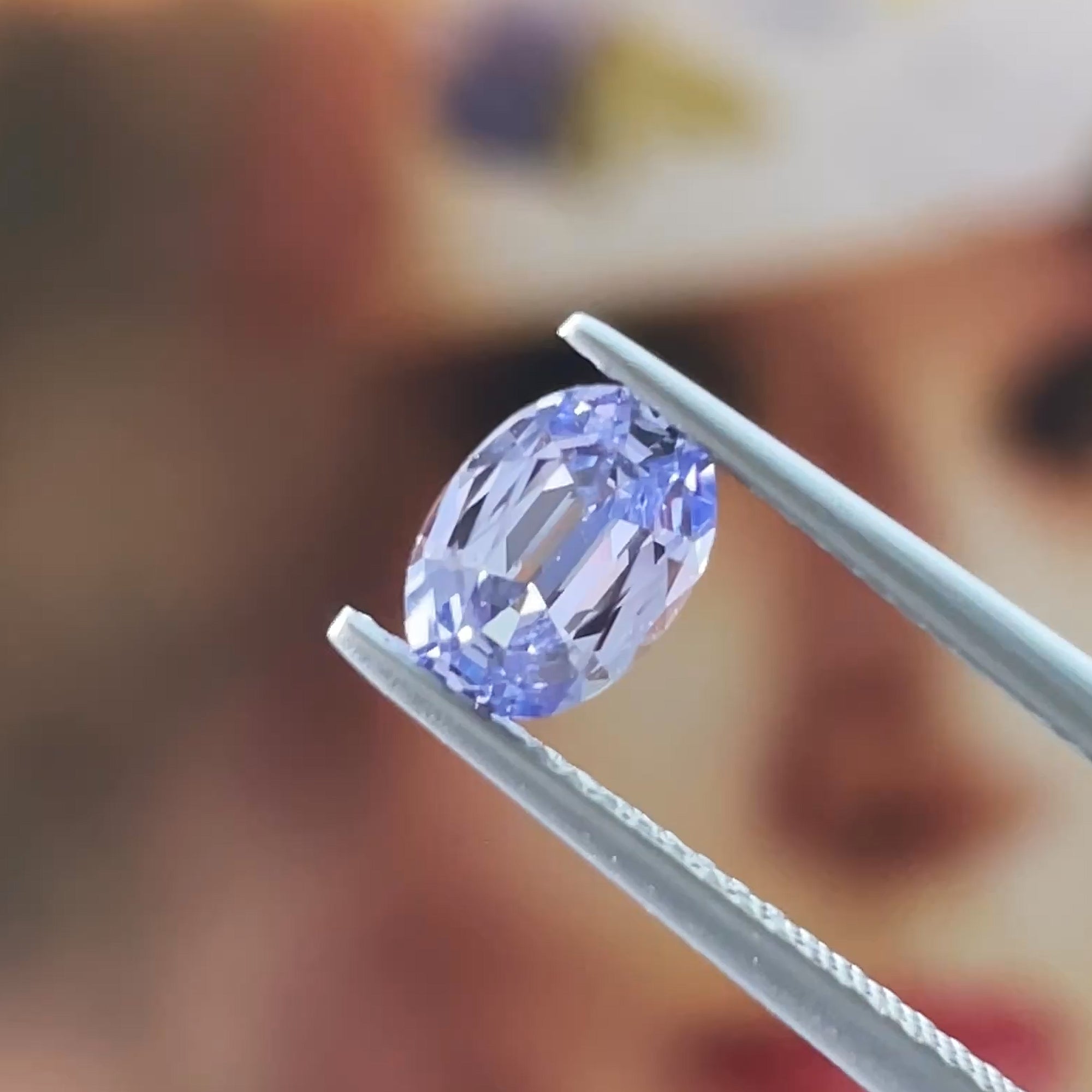 0.94 ct Color-Shift Sapphire from Sri Lanka, precision cut, view 9