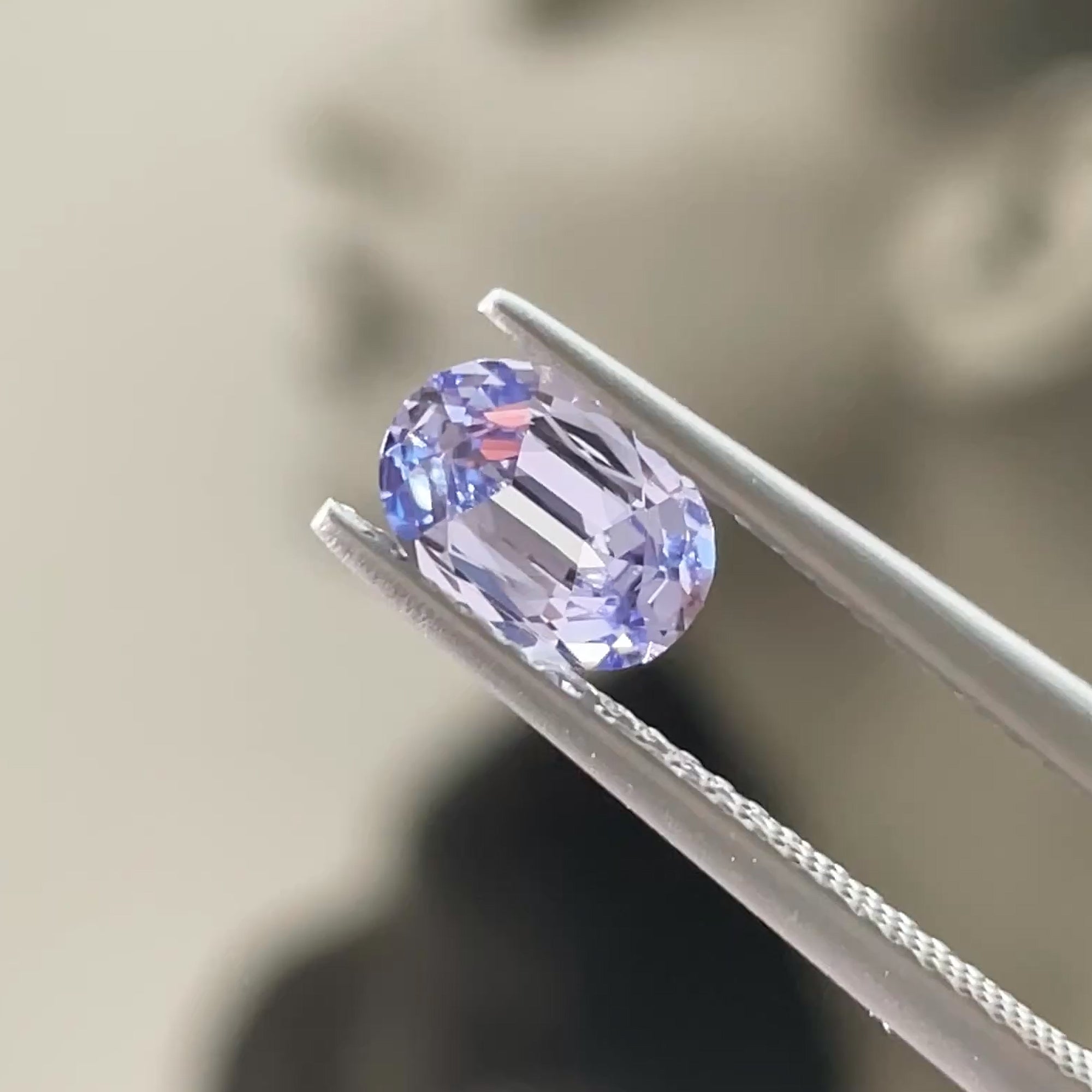0.94 ct Color-Shift Sapphire from Sri Lanka, precision cut, view 10