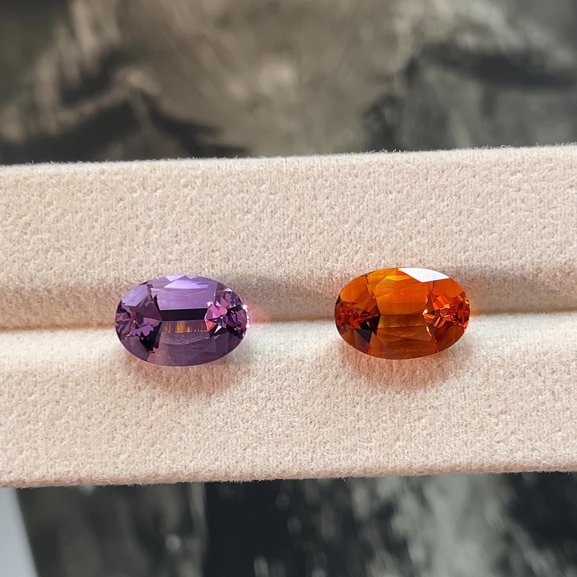 9.27 ct Brazilian Toi & Moi, precision cut, face-up, view 9