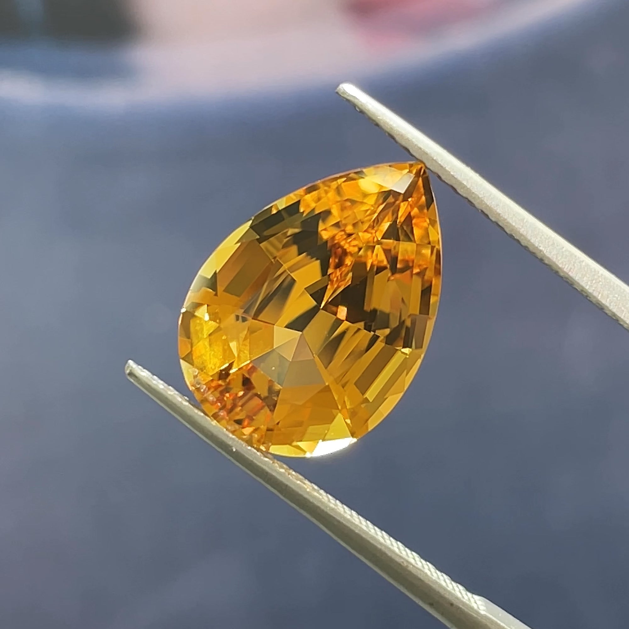 5.43 ct Heliodor from Brazil, precision cut, face-up, view 8