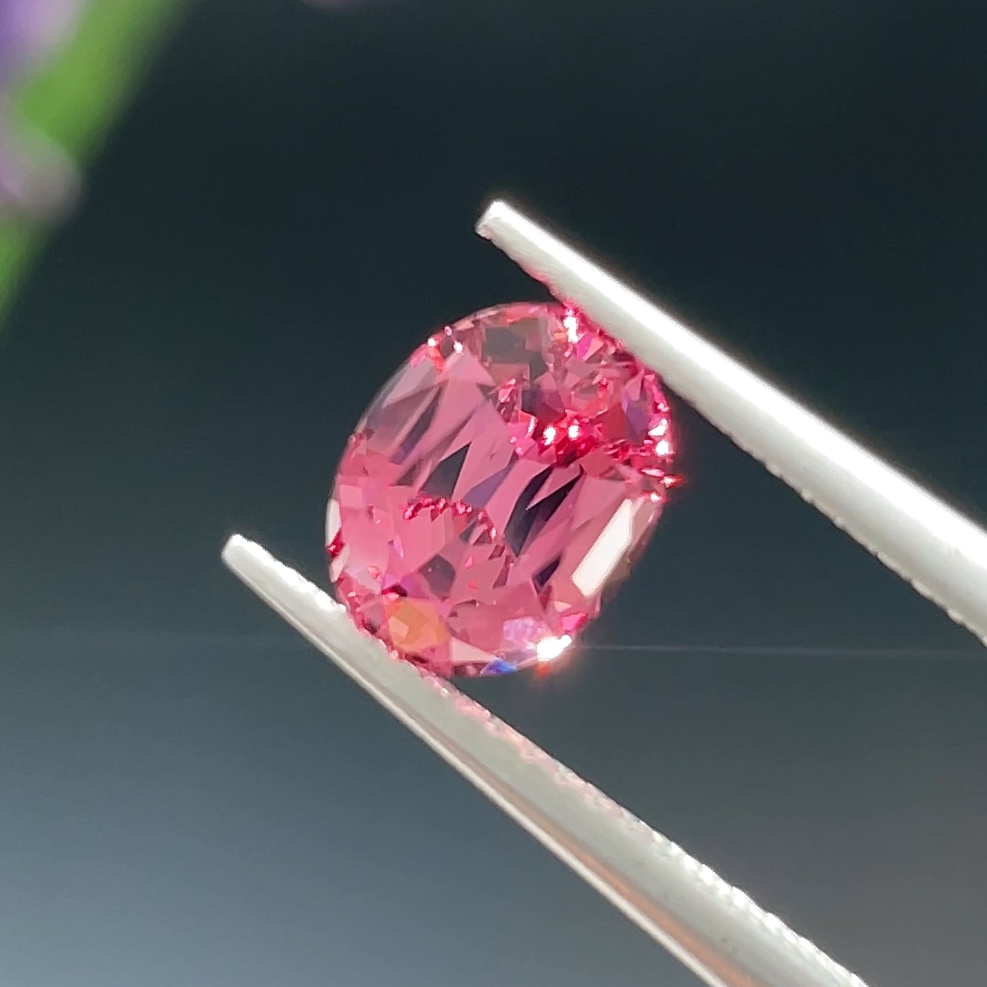 1.96 ct Mahenge Garnet From Tanzania, precision cut, face-up, view 11