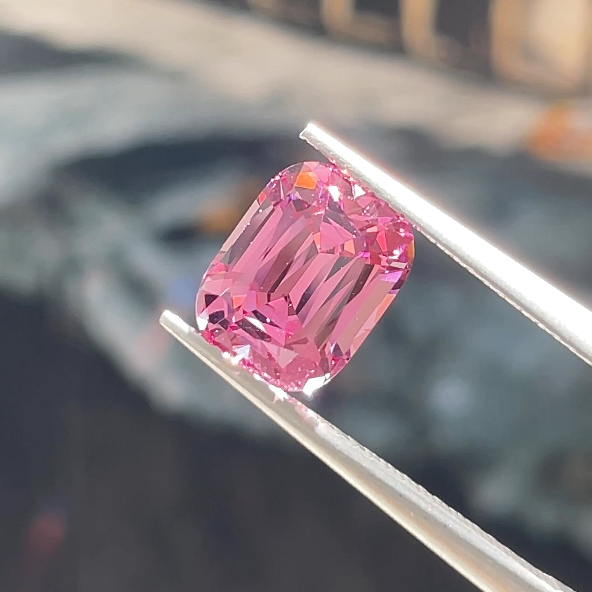 3.40 ct Mahenge Garnet From Tanzania, precision cut, face-up, view 13