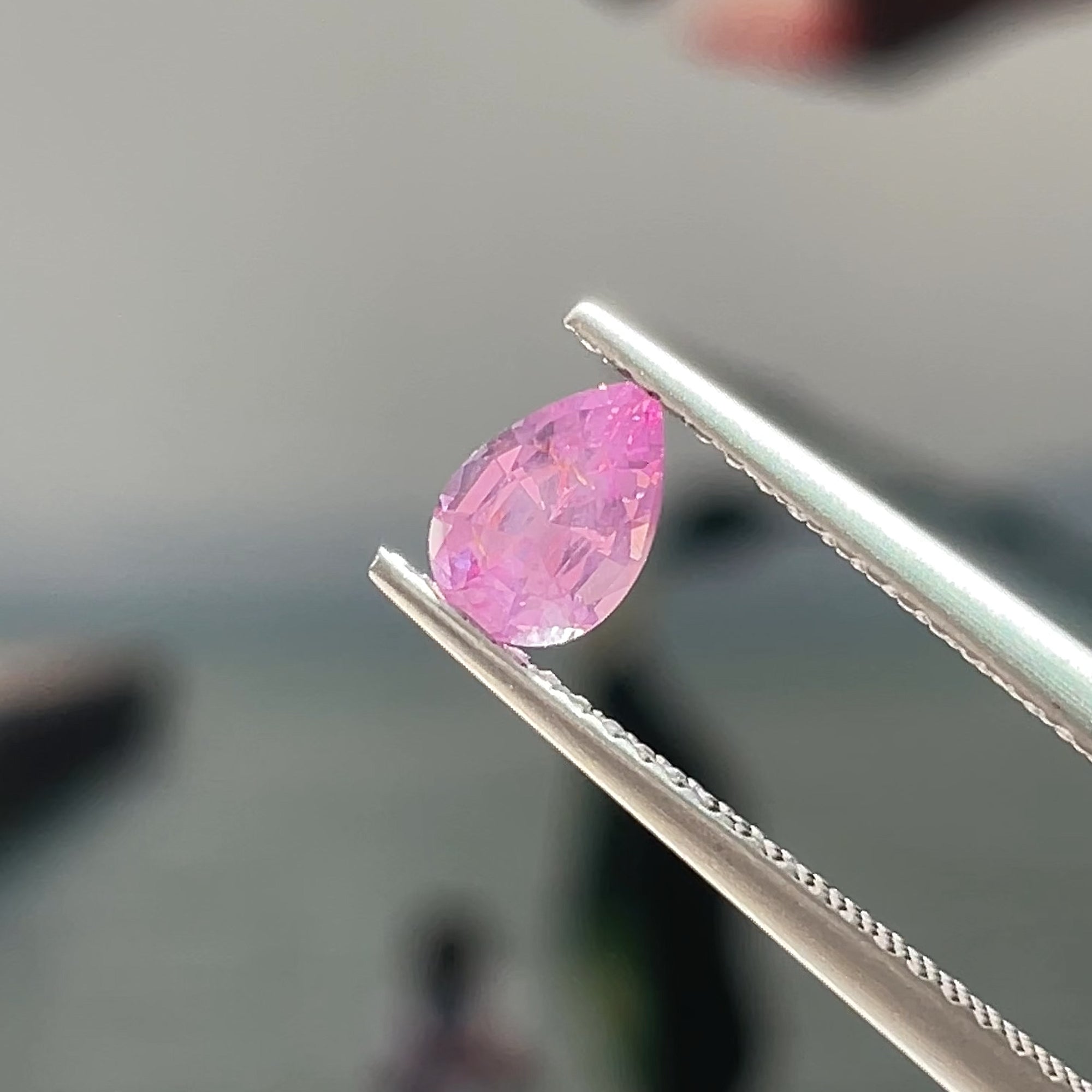 0.56 ct Milky Mahenge Spinel from Tanzania, precision cut, face-up, view 4