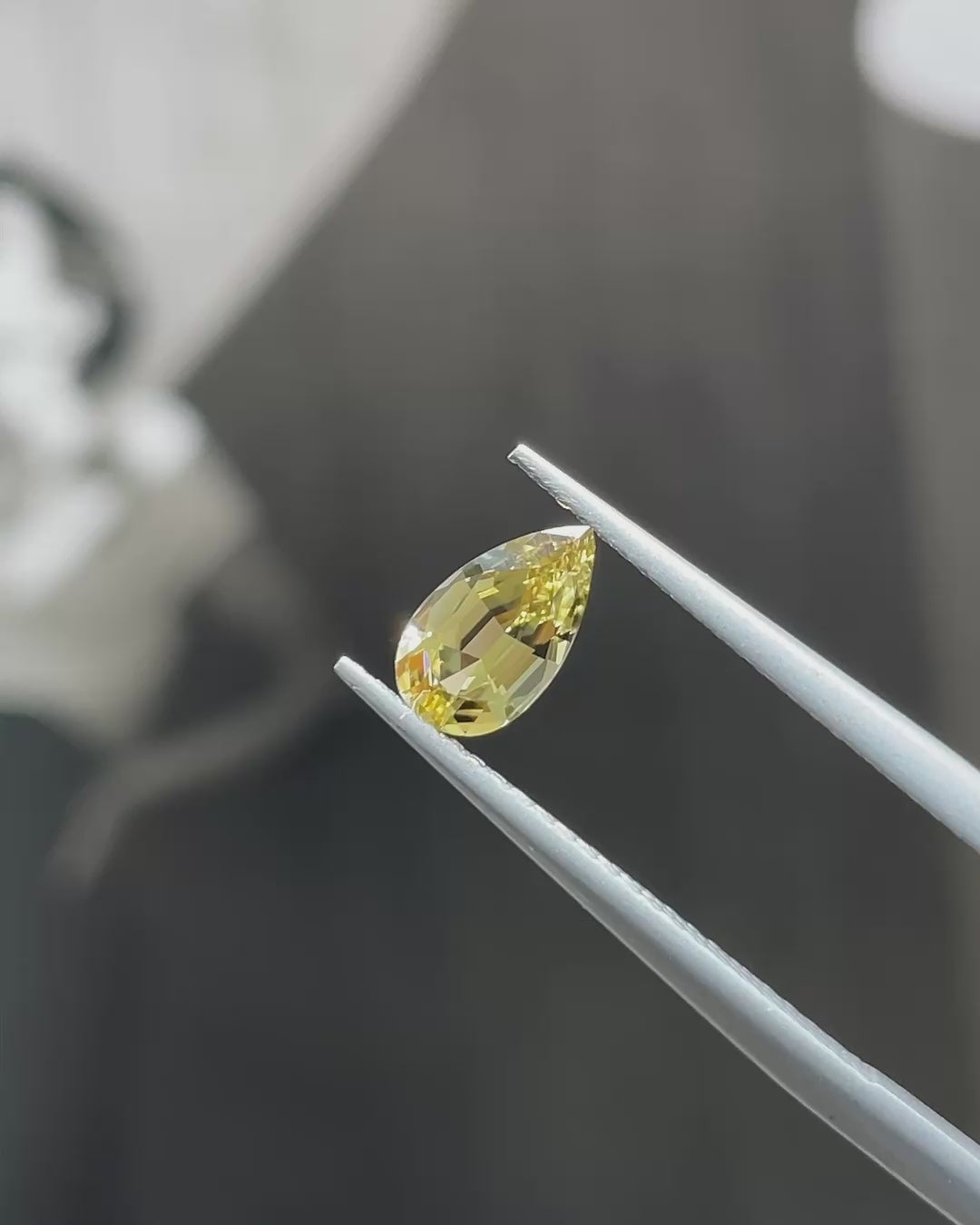 0.74 ct Canary Tourmaline from Congo 🇨🇩, Precision Cut, view 1