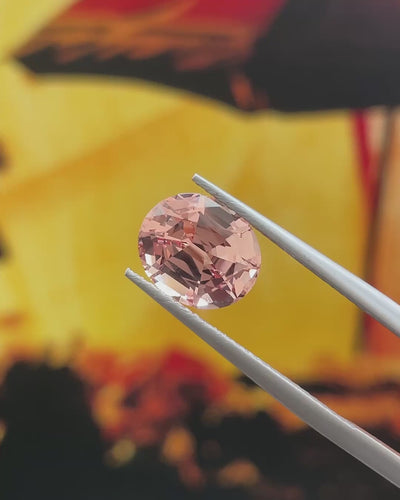3.64 ct Mahenge Garnet 🇹🇿, Precision Cut, view 2
