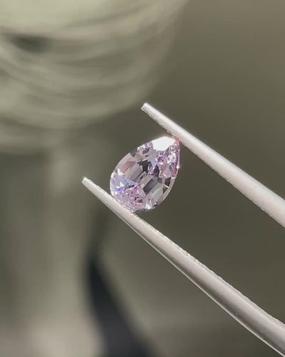 0.92 ct Wisteria Spinel from Tanzania, precision cut, face-up, view 8