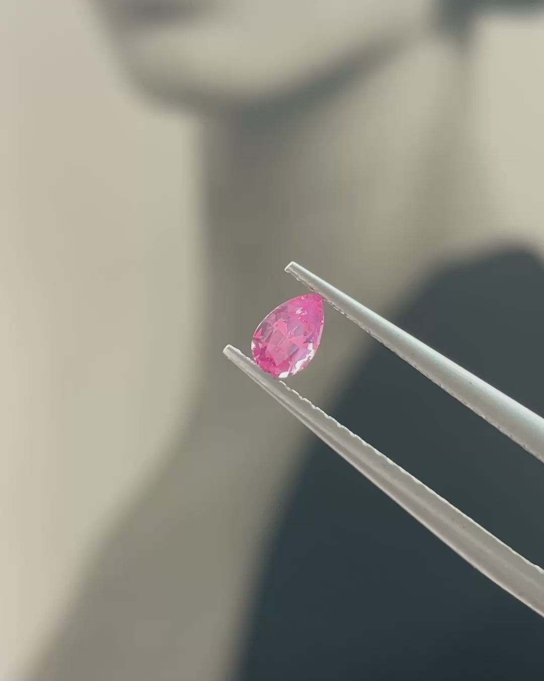 1.56 ct Mahenge Spinel Collector Set, precision cut, face-up, view 2