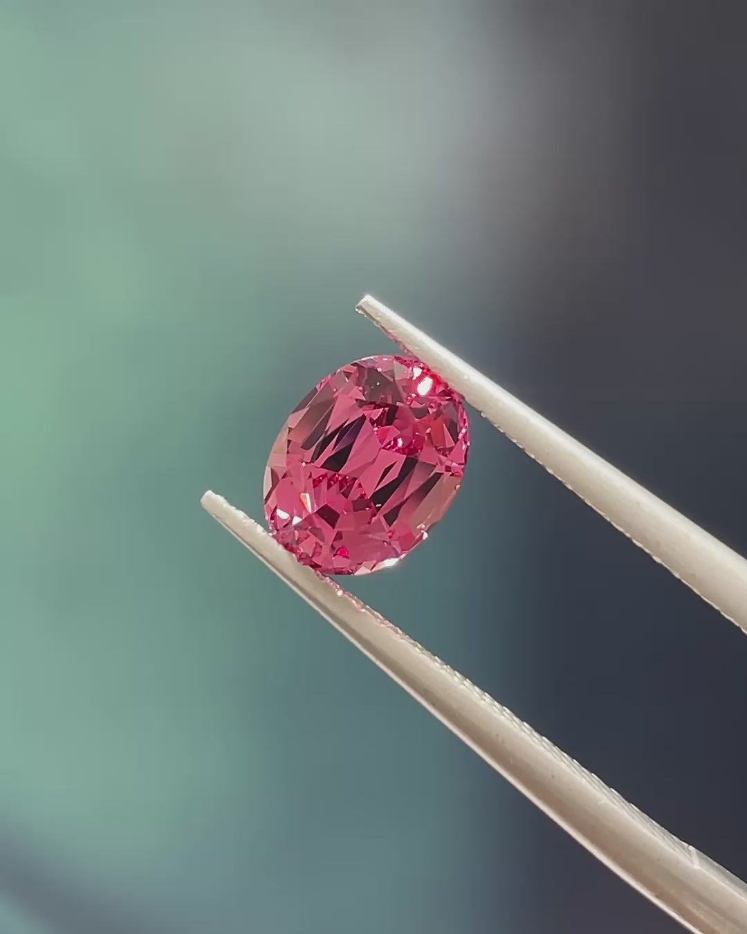 1.96 ct Mahenge Garnet From Tanzania, precision cut, face-up, view 2