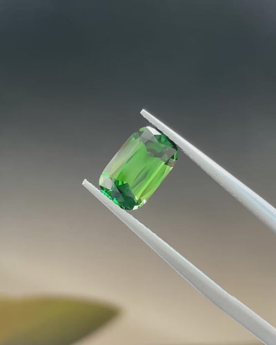 1.82 ct Chrome Tourmaline from Tanzania, precision cut, view 8