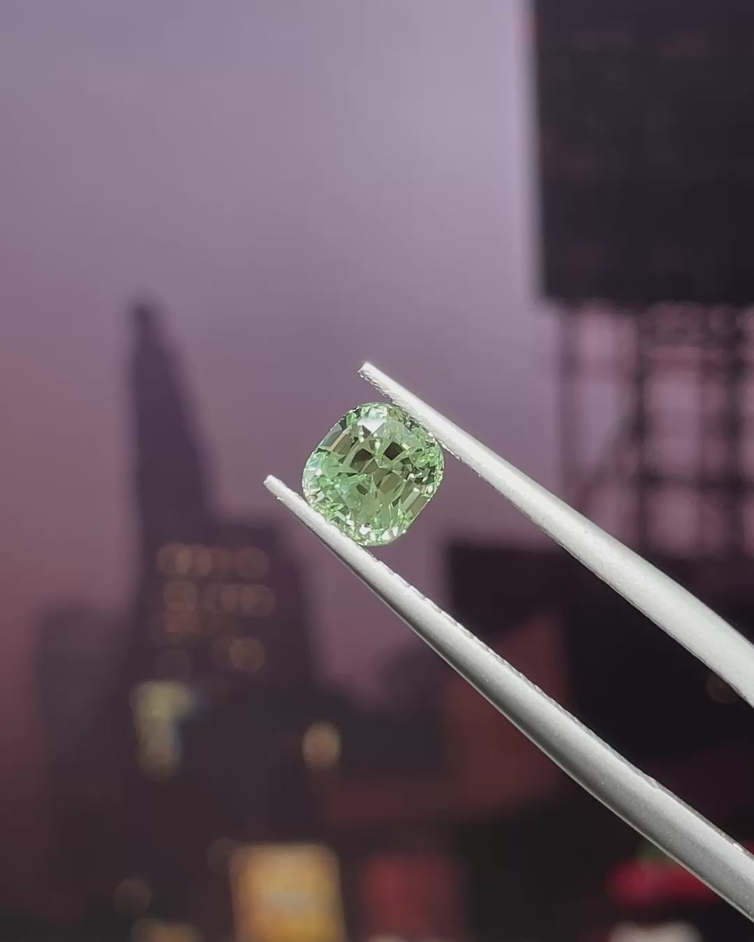 1.03 ct Merelani Mint Garnet from Tanzania 🇹🇿, Precision Cut, view 1