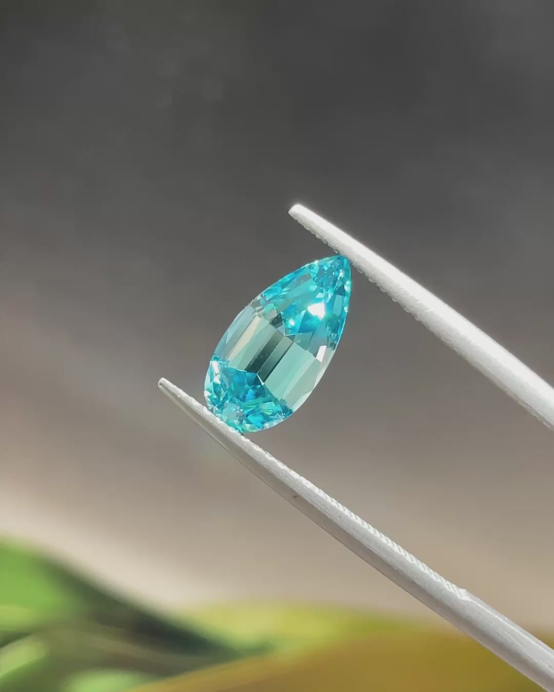 2.76 ct Blue Zircon from Cambodia 🇰🇭, Precision Cut, view 1