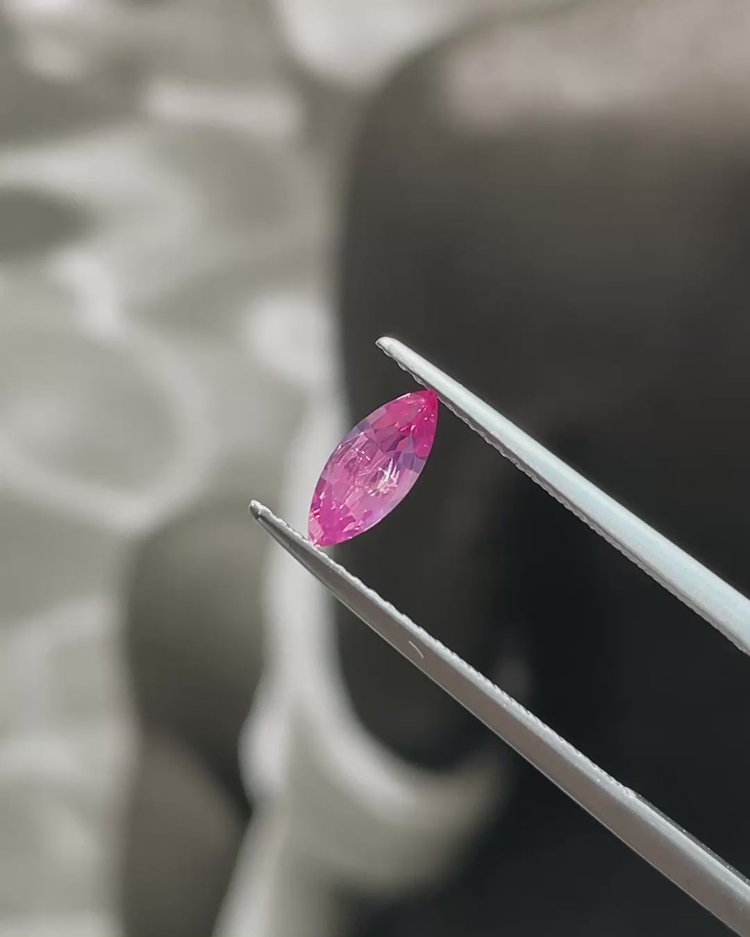 0.41 ct Hot Pink Mahenge Spinel from Tanzania 🇹🇿, Precision Cut, view 1