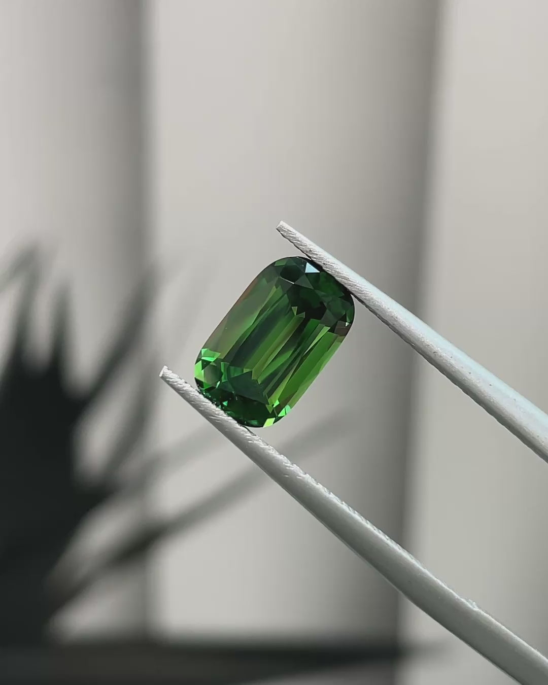 1.82 ct Chrome Tourmaline from Tanzania, precision cut, view 5