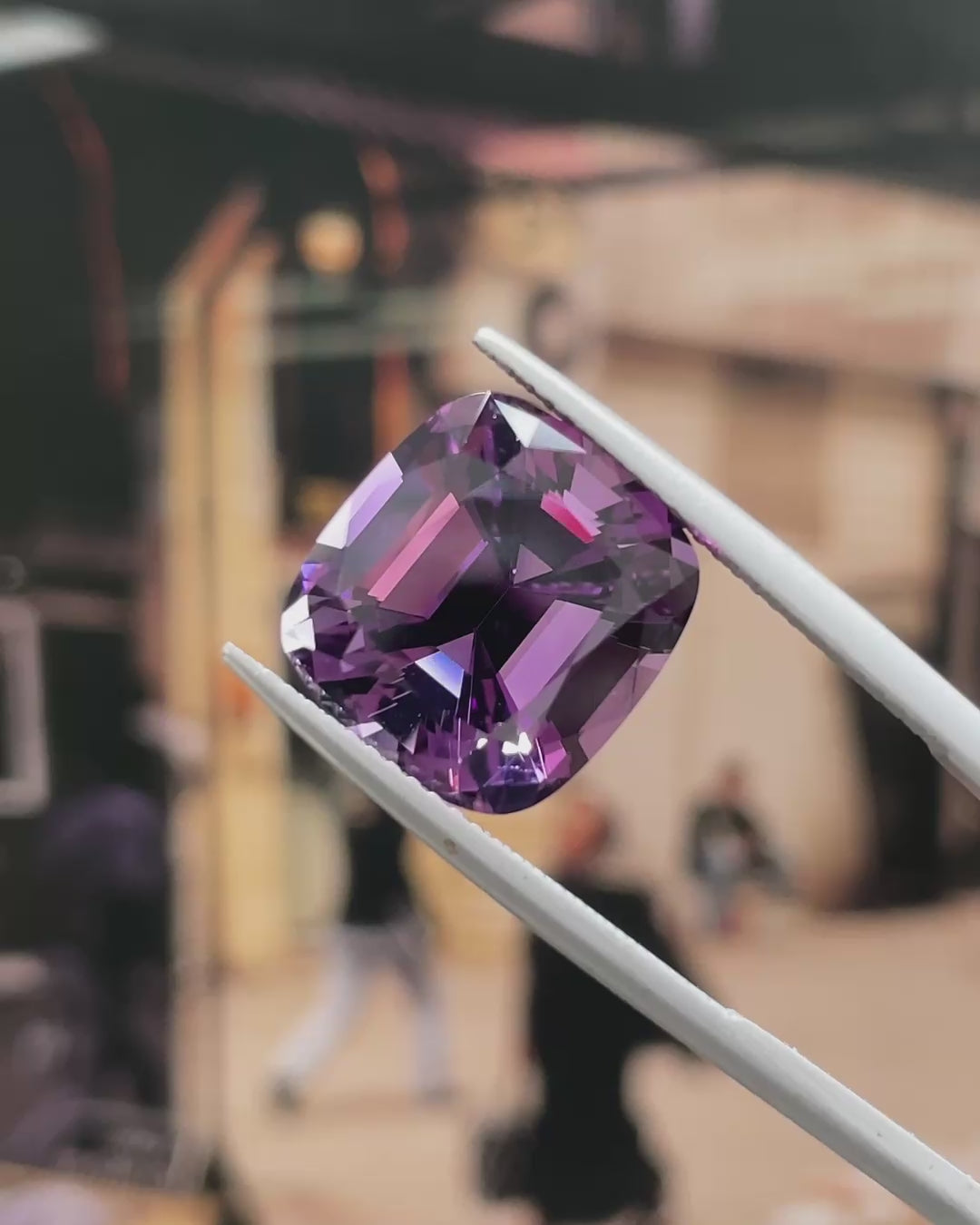8.12 ct Amethyst from Rwanda 🇷🇼, Precision Cut, view 2